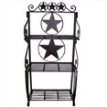 thumbnail image 1 of DeLeon Collections 21215 Rack en Métal Étoile 3 Niveaux Boulanger'S, 1 of 1