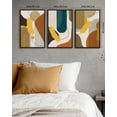 thumbnail image 3 of Drsoum Modern Abstract Framed Wall Decor 16x24in3pcs Color Blocks Artwork Home Decor for Hallway Office Bedroom, 3 of 8