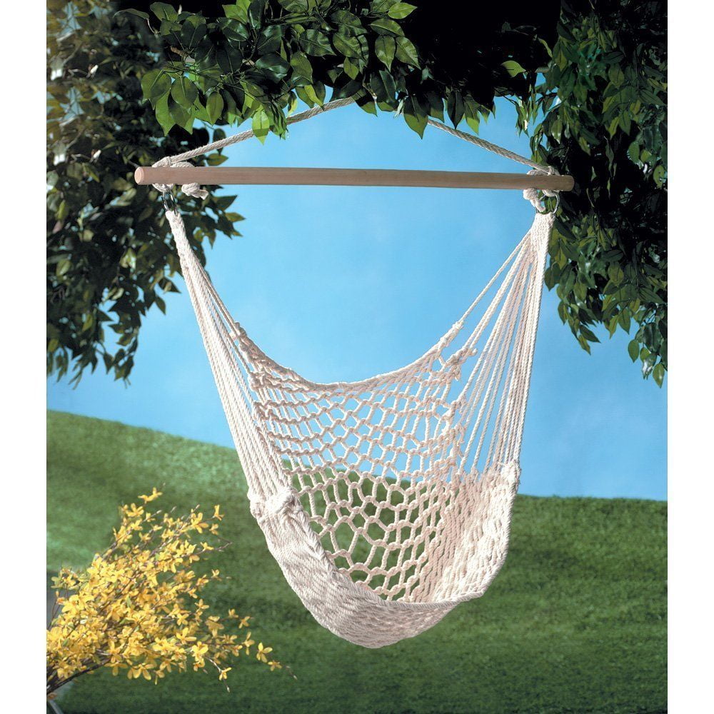 Outdoor Porch Patio Indoor Swing Hanging Cotton Rope Hammock Bed Sporting Goods Hammocks