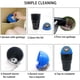 thumbnail image 5 of Vehículo Automotriz Portavasos Bote de Basura Pequeño Mini Contenedor de Basura Bote de Basura para Automóvil Organizador Universal Impermeable A Prueba de Fugas/Gris, 5 of 5