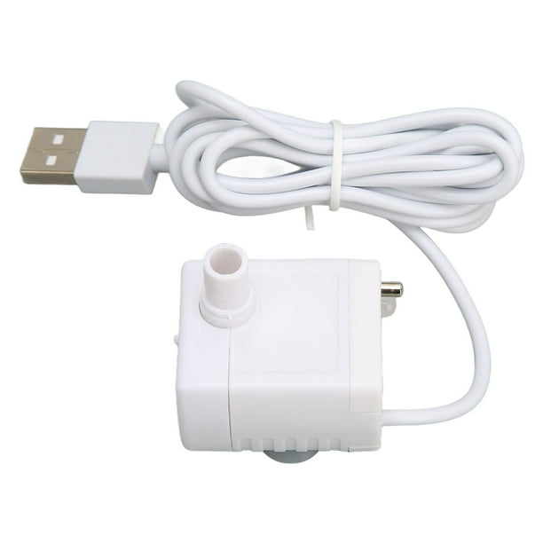 Bomba de repuesto para bebederos de mascotas Bomba de fuente de agua para gatos con flujo de agua ajustable y ultra silenciosa de 5v bomba de plástico universal impermeable IP68 ANGGREK Otros