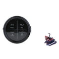 thumbnail image 2 of Medidor de alarma de 2 '4 LED 800-00256 OIL TEMP para Boat Marine Zulema Negro, 2 of 8