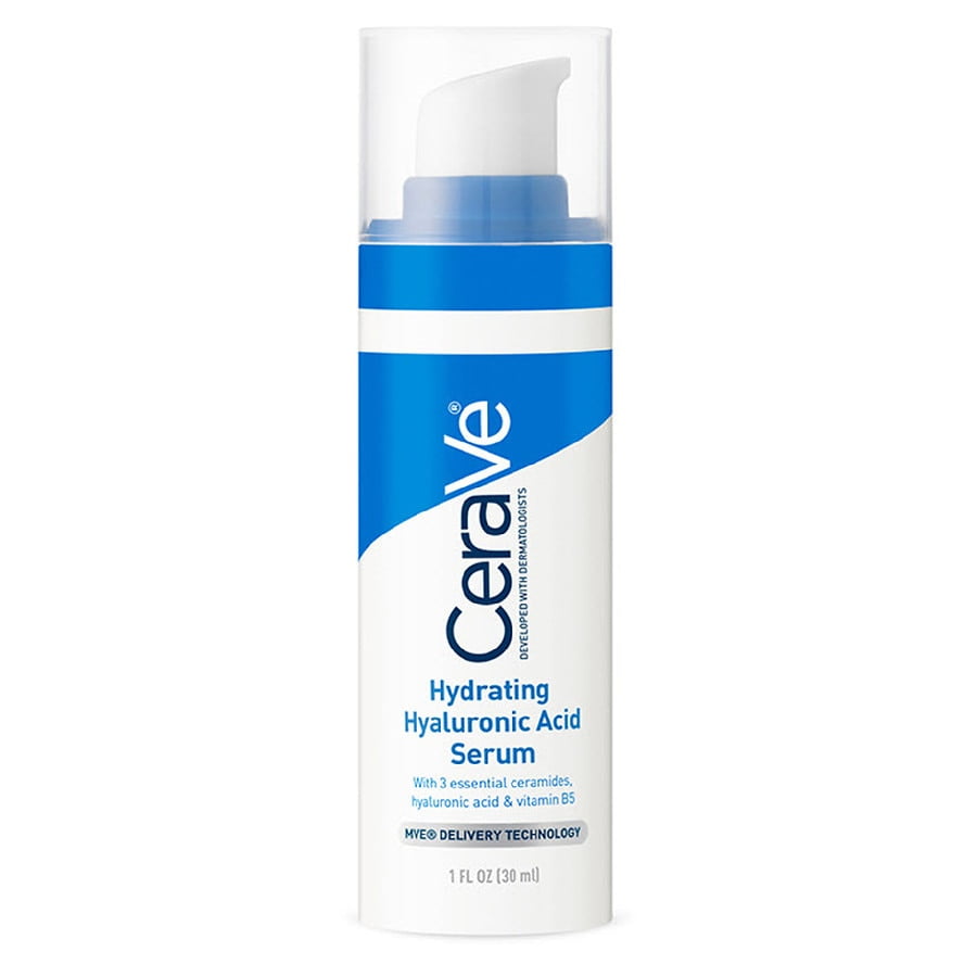 CeraVe Hydrating Hyaluronic Acid Face Serum for Dry Skin, Fragrance