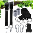 thumbnail image 2 of Correas ajustables para colgar columpios de árbol, sistema de suspensión de columpio resistente con correas extralargas, portátil y ecológico para todo tipo de columpios, 2 of 6