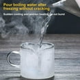 thumbnail image 6 of Glass Milk Cup, Double Spouts Clear Glass Cup, Espresso Shot Parts Coffee Mug Milk Cup Small Glass Milk Cup Creamer Pitcher, for Salad Dressing,Coffee Cream, 6 of 8