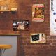 thumbnail image 4 of Figura 3 Uds. Placa Metal Vintage Pintura Hierro Rectangular Del 30x40cm, 4 of 9