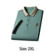 thumbnail image 4 of Camiseta de rugby de manga corta para hombre, cómoda, absorbente del sudor, suave Gris Verde 2XL, 4 of 9