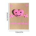 thumbnail image 3 of Creative Crochet Greeting Card 2025 New Handmade Cute Knitting Crochet Greeting Cards Knitted Card For Mother's Day And Birthdays, 3 of 3