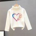 thumbnail image 3 of Iyufng Girls Sweatshirts,Fleece Graphic Cotton Crewneck Pullover Sweatshirt for Girls,Children's Hoodie with Plush and Thick High Neck Hoodless Sweatshirts,Teen Girls Sweatshirts, 3 of 3