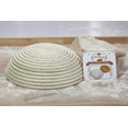 thumbnail image 3 of Round Bread Banneton Basket with Liner - Perfect Brotform Proofing Basket for Making Beautiful Bread (10 inch), 3 of 6