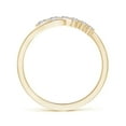 thumbnail image 2 of ANGARA Natural Diamond Journey Bypass Ring in 14K Yellow Gold for Women (Size-2.4mm| Color-I-J| Clarity-I1-I2) | April Birthstone, Birthday, Anniversary, Jewelry Gift for Women | Natural Diamond Ring, 2 of 7