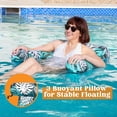 thumbnail image 4 of Sillón inflable Sloosh para piscina con respaldo ajustable, 4 of 7