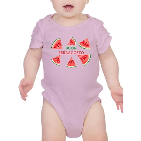 

Buon Ferragosto Watercolors Bodysuit Infant -Image by Shutterstock 6 Months