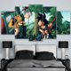 thumbnail image 2 of 5 Cuadros Decorativos Dragon Ball Bulma Y Goku Jovenes Canvas Listo Para Colgar JUNGLE ART Impresion Tela Arte, 2 of 8