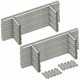 thumbnail image 1 of 20 manijas de puerta en forma de T para muebles de cocina, de acero inoxidable, distancia entre centros de 64 mm, 1 of 4