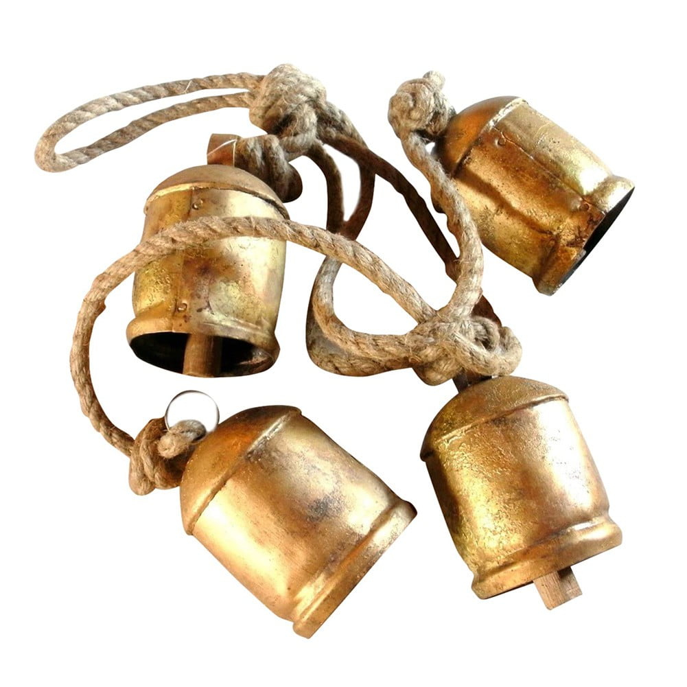 Yannee Cow Bell Necklace, Handicrafts Shabby ChicCountry Style Rustic