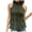 Green, variant on Youmylove Summer Tops For Women Sleeveless Tops Lace Neck Blouse Solid Lace Crew Neck Tank Top Slim Versatile Outfits