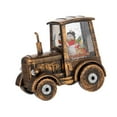 thumbnail image 3 of veasfak Christmas Lighted Tractor Tractor Crystal Ball Ornament with USB Cable Christmas Snowman, 3 of 9