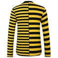 thumbnail image 2 of SSLR Men's Long Sleeve Striped Shirts T shirt Casual Crewneck Cotton Tee Shirts, 2 of 8
