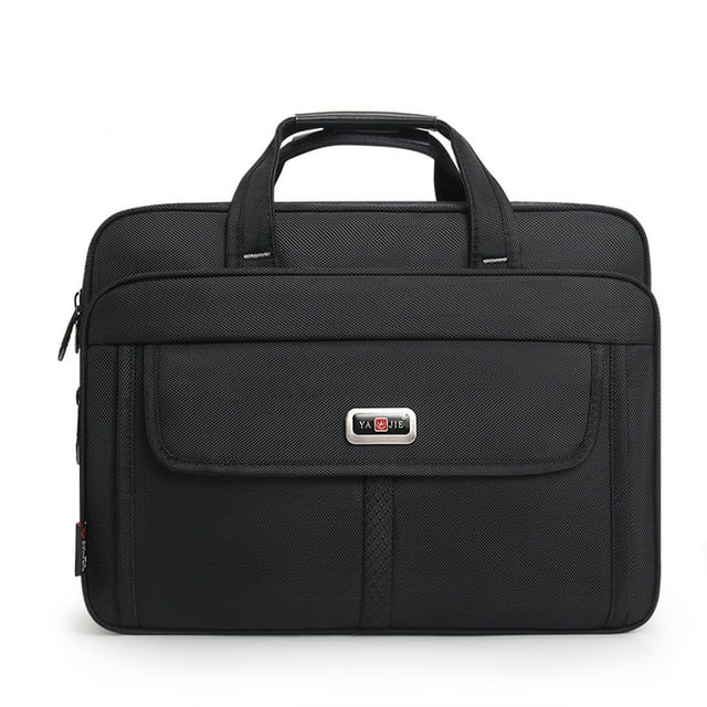 Men's Laptop Briefcase Brand Men Computer Handbags Waterproof Durable Nylon 15.6 Inch Laptops Bags Boys Shoulder Files Books Bag 6105 15.6-inch