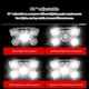 thumbnail image 5 of Eigraketly 3 uds. Linterna Led montada en la cabeza de pesca, linterna frontal fuerte para acampar, recargable por USB, de largo alcance para el trabajo y Estufas de camping Oro Eigraketly  OD032212-01B, 5 of 6