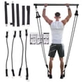 thumbnail image 2 of Multifunctional Pilates Rod Home Gyms Strength Training Equipment Pilates Rod Kits With Resistance Band Workout Equipmen, 2 of 10