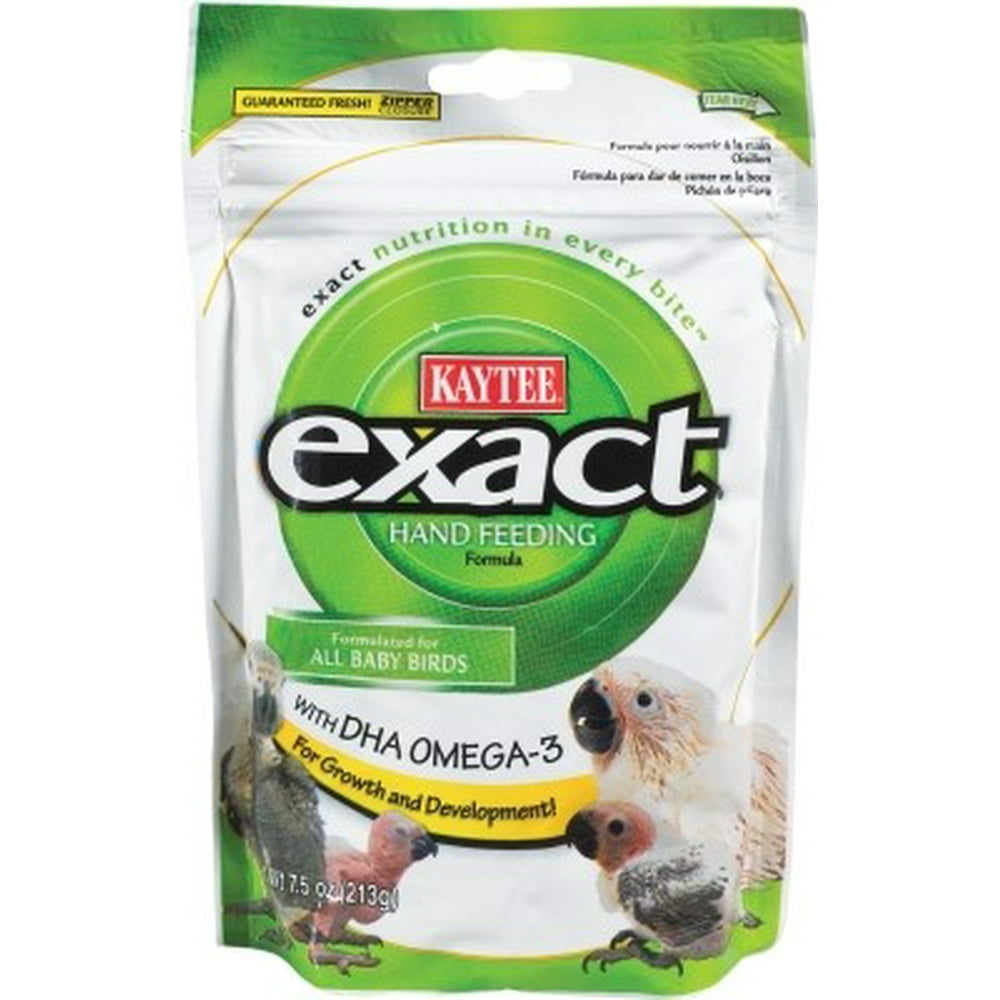Kaytee Exact Hand Feeding Formula Baby Bird Food, 7.5oz