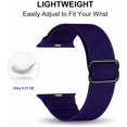 thumbnail image 2 of erfcxs Nylon Replacement Strap Adjustable Elastic Stretch Band For Apple Watch 38/40mm, 2 of 2