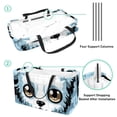 thumbnail image 4 of Pixel Dog Large Capacity Reusable Oxford Cloth Grocery Basket - Foldable Shopping Bag for Picnics & Shopping, 4 of 7