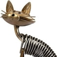 thumbnail image 3 of Escultura de metal de gato Hierro Arte del hogar Artesanía Decoración del hogar Adornos de mobiliario, 1 pac, 3 of 5