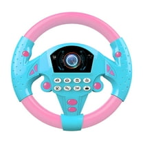 BESTSKY Kids Backseat Electronic Steering Wheel Toy Children Driver Car Game Sound Toys