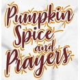 thumbnail image 2 of Cute Fall Pumpkin Spice and Prayers Women Crewneck Sweatshirt Brisco Brands X, 2 of 6