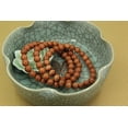 thumbnail image 5 of Synthetic Goldstone Gemstone 8mm Round Beads Stretch Bracelet 7" Unisex, 5 of 5