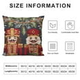 thumbnail image 5 of JEUXUS  Regall Nutcracker Soldier Pair Hooked Christmas Pillow -, 5 of 5