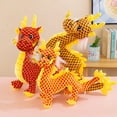 thumbnail image 4 of Muñeco de peluche de imitación de dragón, muñeco de peluche bonito y decorativo, muñeco de dibujos animados creativo, 4 of 8