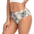 thumbnail image 2 of Balery Flying Butterflies-1 Ropa Interior de Algodón para Mujer con Dibujo – Braguitas Cómodas y Elásticas, Estilo Clásico-3X-Large, 2 of 6