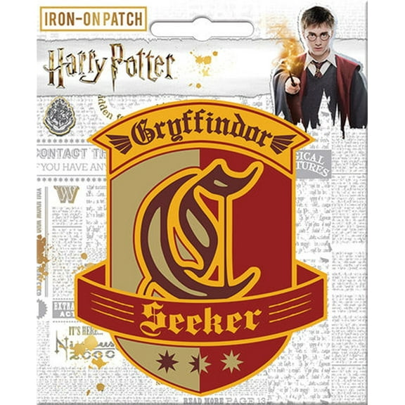 Harry Potter Gryffindor Seeker Full Color Iron-On Patch