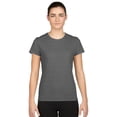 thumbnail image 2 of Gildan Missy Fit Womens X-Small Adult Short Sleeve T-Shirt, Charcoal, 2 of 5