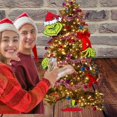thumbnail image 3 of Adornos navideños, árbol de Navidad Grinch, adornos para árboles de Navidad, adornos navideños, suministros para fiestas Grinch esquí esquí Gafas de esquí, 3 of 5