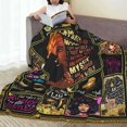 thumbnail image 5 of Blanket African Women Black Queen Flannel Fleece Blanket Soft Lightweight Plush Throw Blankets for Women Men Kid Warm Cozy 50"x40" Microfiber Blankets for Couch Bed Sofa All Season, 5 of 6