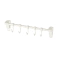 thumbnail image 2 of PEONAVET Hook Rack Kitchen Hook Rack No Hole Hanging Rod Wall Mounted Storage Rack Multifunctional Pot Shovel Spoon Storage Rack, 2 of 6