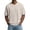 Beige, variant on Men'S V-Neck Short Sleeve Performance Shirt, Soft & Breathable Polyester Spandex Blend for Workout & Casual Wear, Multi-Pack, 2XL