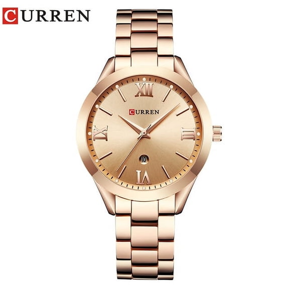 Curren Gold Watch Women Watches Ladies 9007 Steel Women's Bracelet Watches Female Clock Relogio Feminino Montre Femme - Quartz Wristwatches