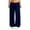 Navy, variant on Womens Sweatpants Wide Leg Drawstring Workout Casual Baggy Pants High Waist with Pockets