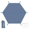 thumbnail image 1 of Bâche de Tente Imperméable Résistante aux Déchirures Bâche de Pique-Nique Tapis de Tente Résistant pour Randonnée Voyage Sac à Dos, 1 of 8