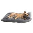 thumbnail image 4 of Camas cálidas y duraderas para perros, sofá cama cálido, acogedora casa para perros, nido suave, regalo para perros Gris L, 4 of 9