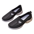 thumbnail image 5 of Willtoo Women's Slip On Sneakers Casual Wide Toe Workout Tennis Walking Shoes with Arch Support Comfortable Orthopedic Footwear, 5 of 6