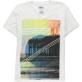 thumbnail image 1 of Camiseta gráfica bar III Sunset Beach para hombre blanca extragrande, 1 of 1