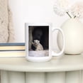 thumbnail image 3 of 15 fl oz Ceramic Mug, Polar Bear Cub in Cave, Dishwasher & Microwave Safe, 3 of 5
