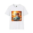 thumbnail image 3 of Graphic Tee - Wacky Beagle Dog Driving Tiny Car Print, 3 of 11
